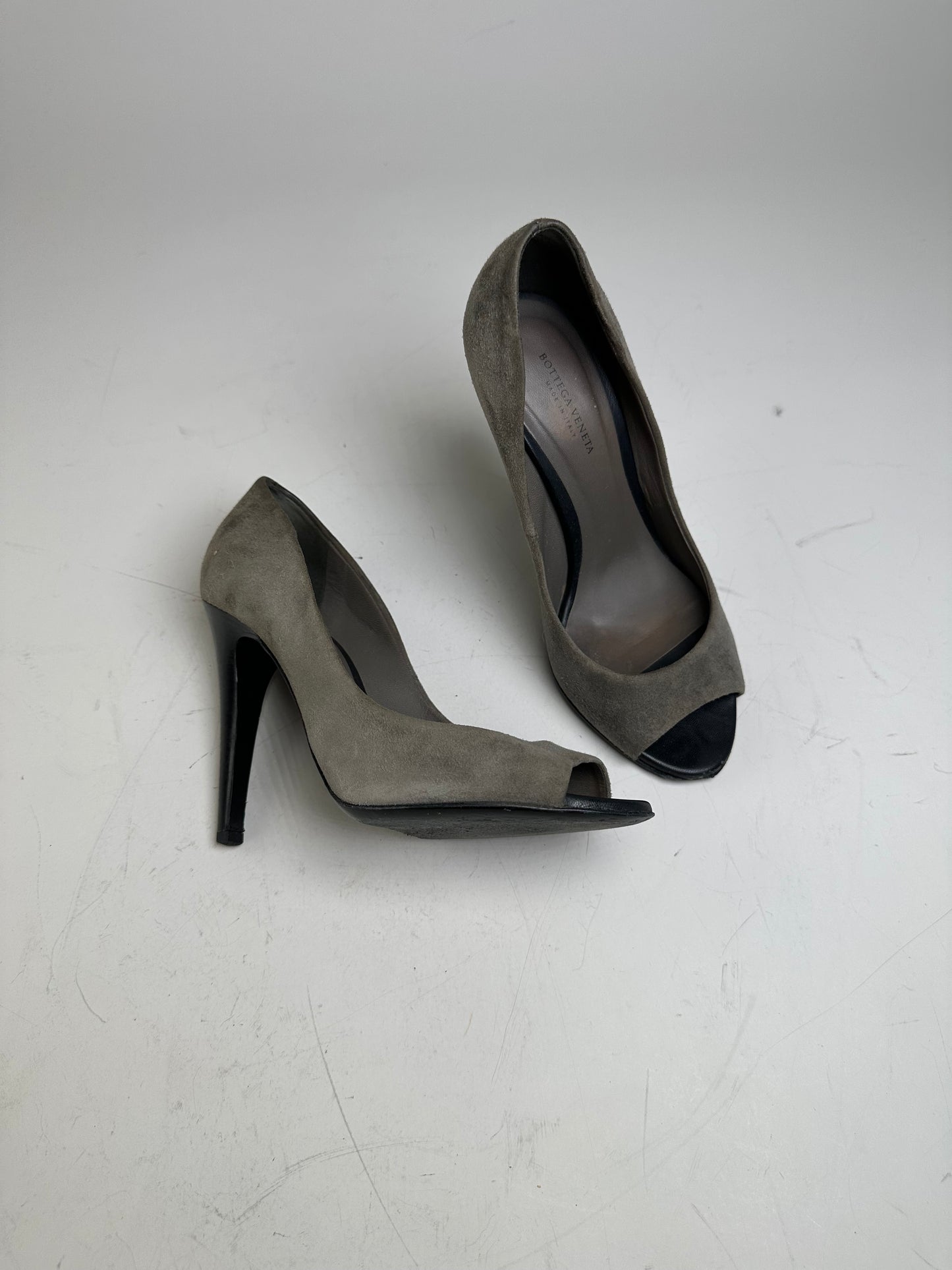 Vintage Bottega Veneta Intrecciato Leather Heels  EU36