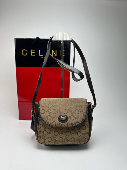 Vintage Celine Paris Macadam Bag Triomphe