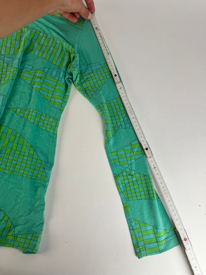 Vintage Emilio Pucci Viskose Sweather Blue Green