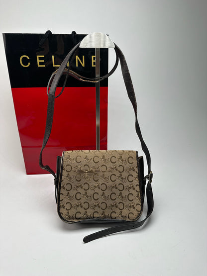 Vintage Celine Paris Macadam Bag Triomphe