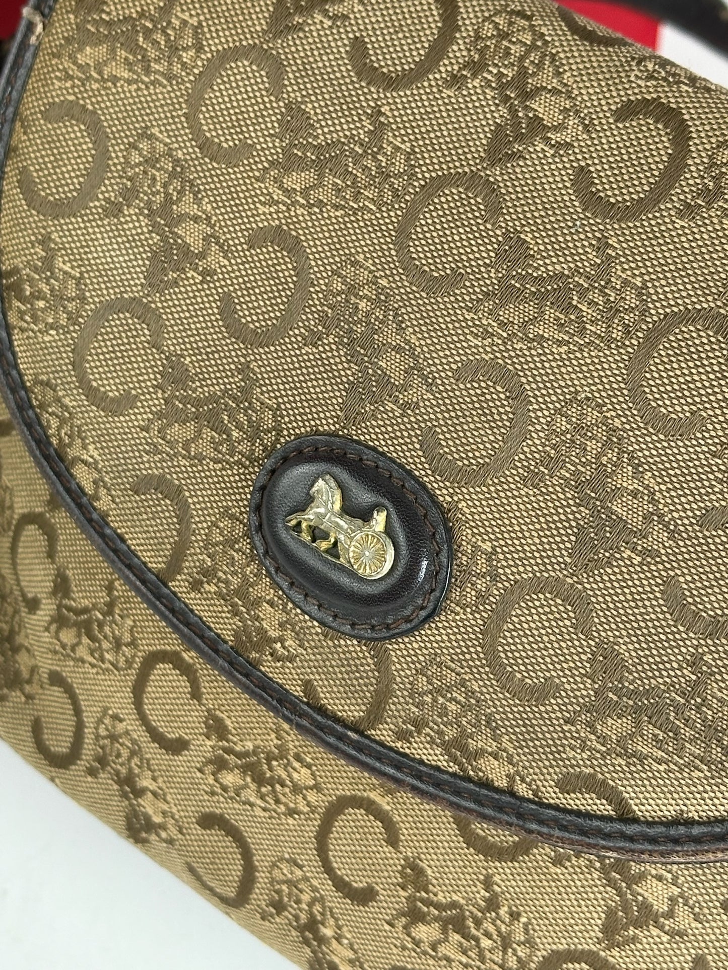 Vintage Celine Paris Macadam Bag Triomphe