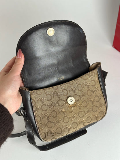 Vintage Celine Paris Macadam Bag Triomphe