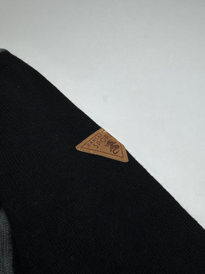 Vintage Kansai Yamamoto Wool Sweater black red M