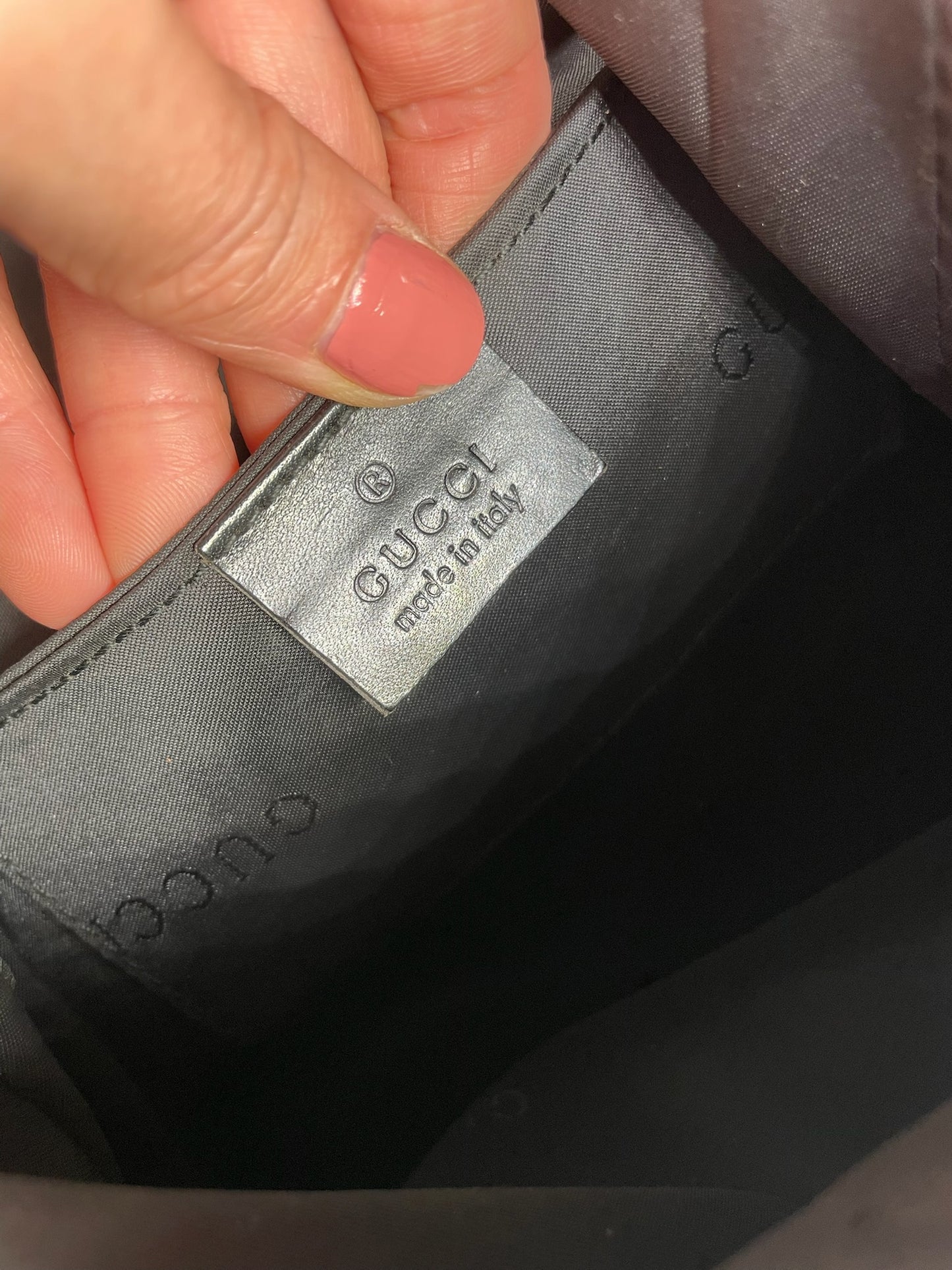 Vintage Gucci Handbag Black