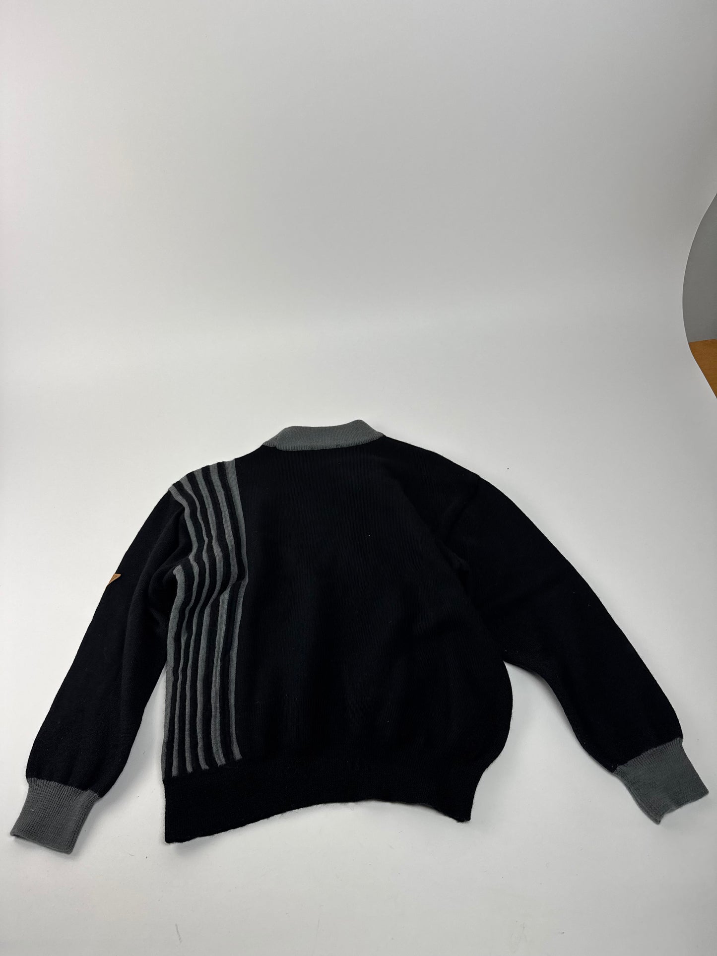 Vintage Kansai Yamamoto Wool Sweater black red M