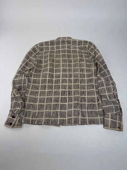 Vintage Dior Checked Shirt Black White M