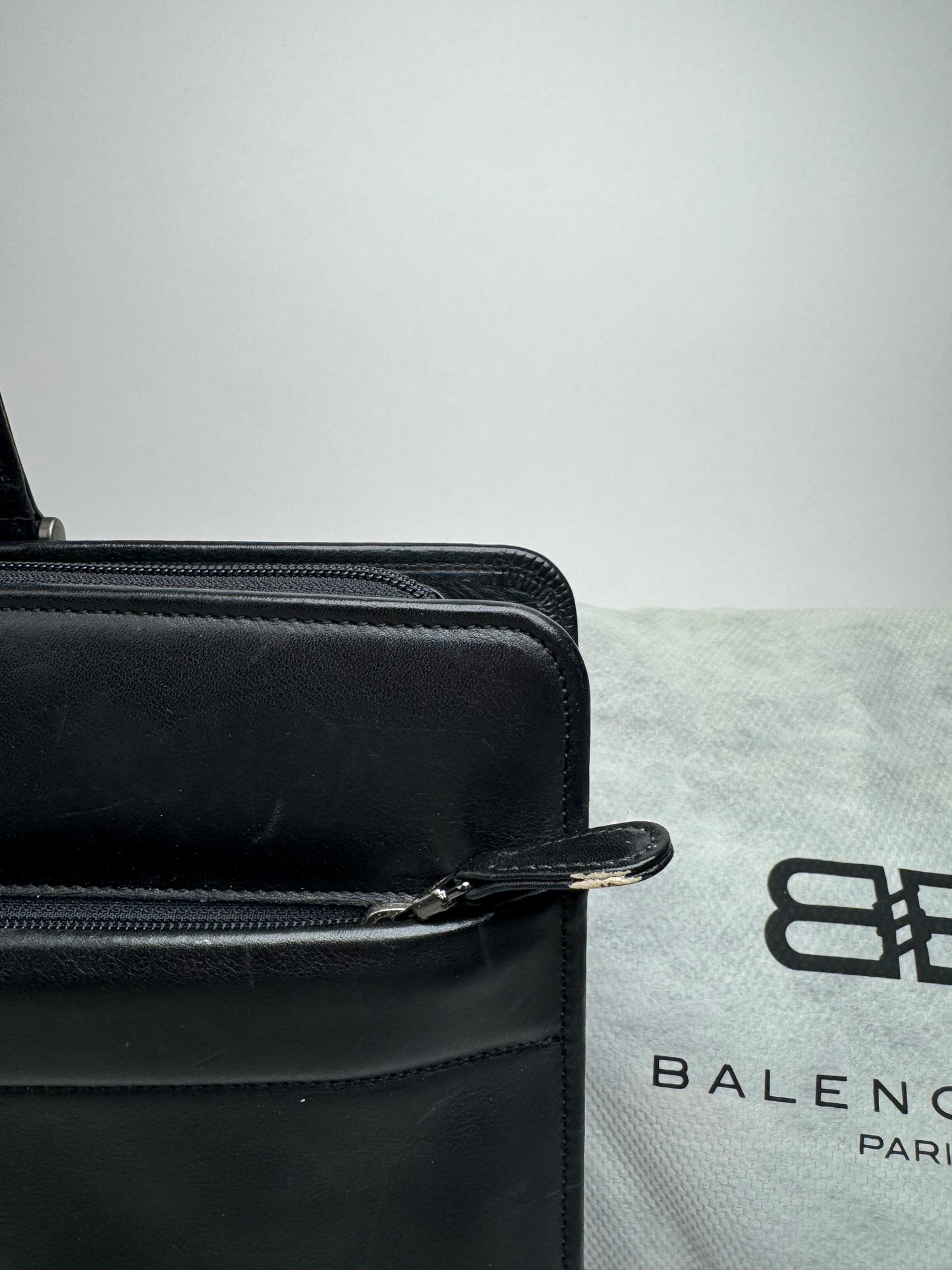 Vintage Balenciaga Leather Bag black