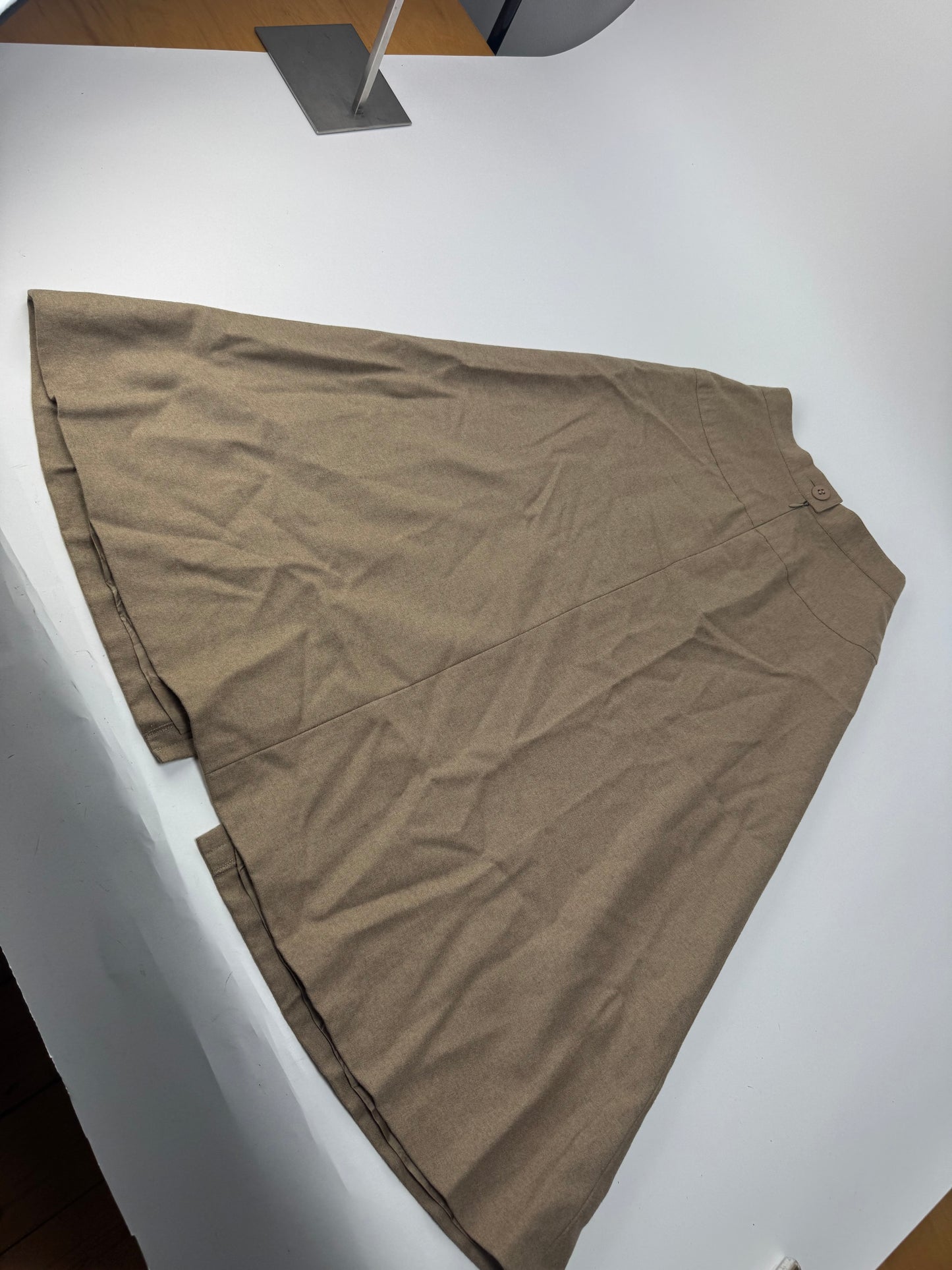 Vintage Givenchy Wool Skirt M Brown