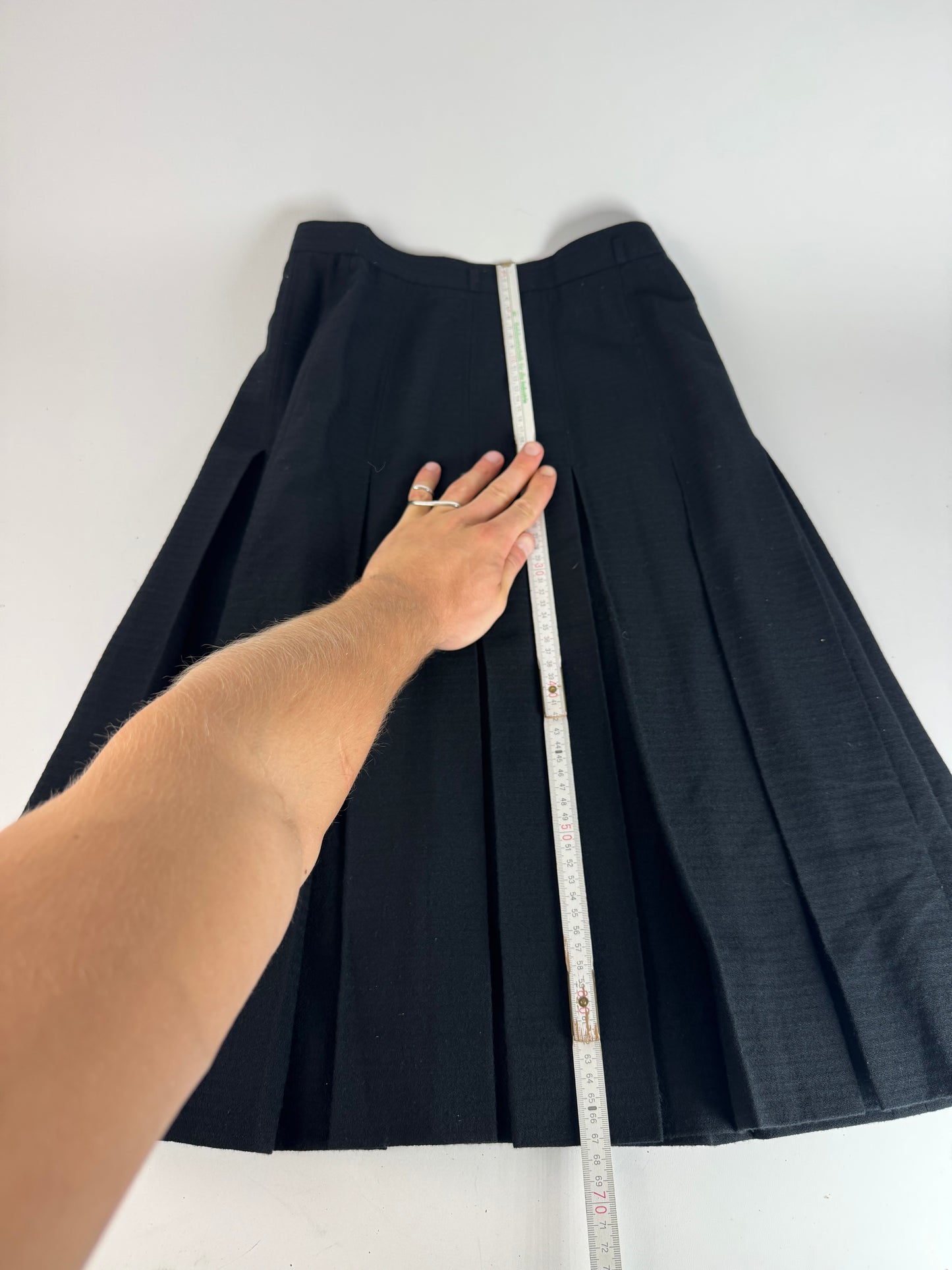 Jupe en laine Dior vintage noire M