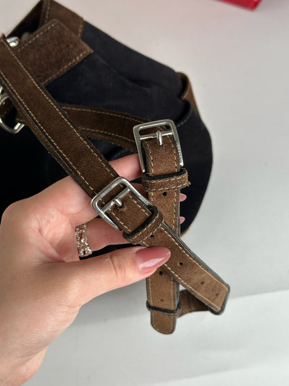 Vintage Celine Paris Sac Seau Bag black brown