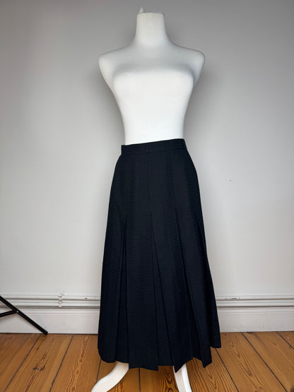 Jupe en laine Dior vintage noire M
