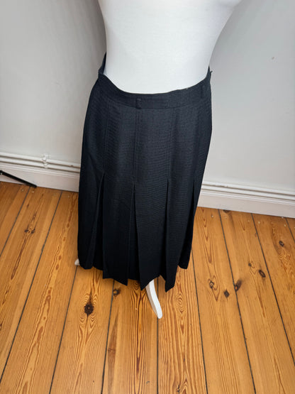 Jupe en laine Dior vintage noire M