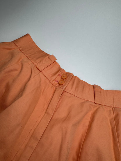 Vintage Balenciaga Twin Set Orange white L