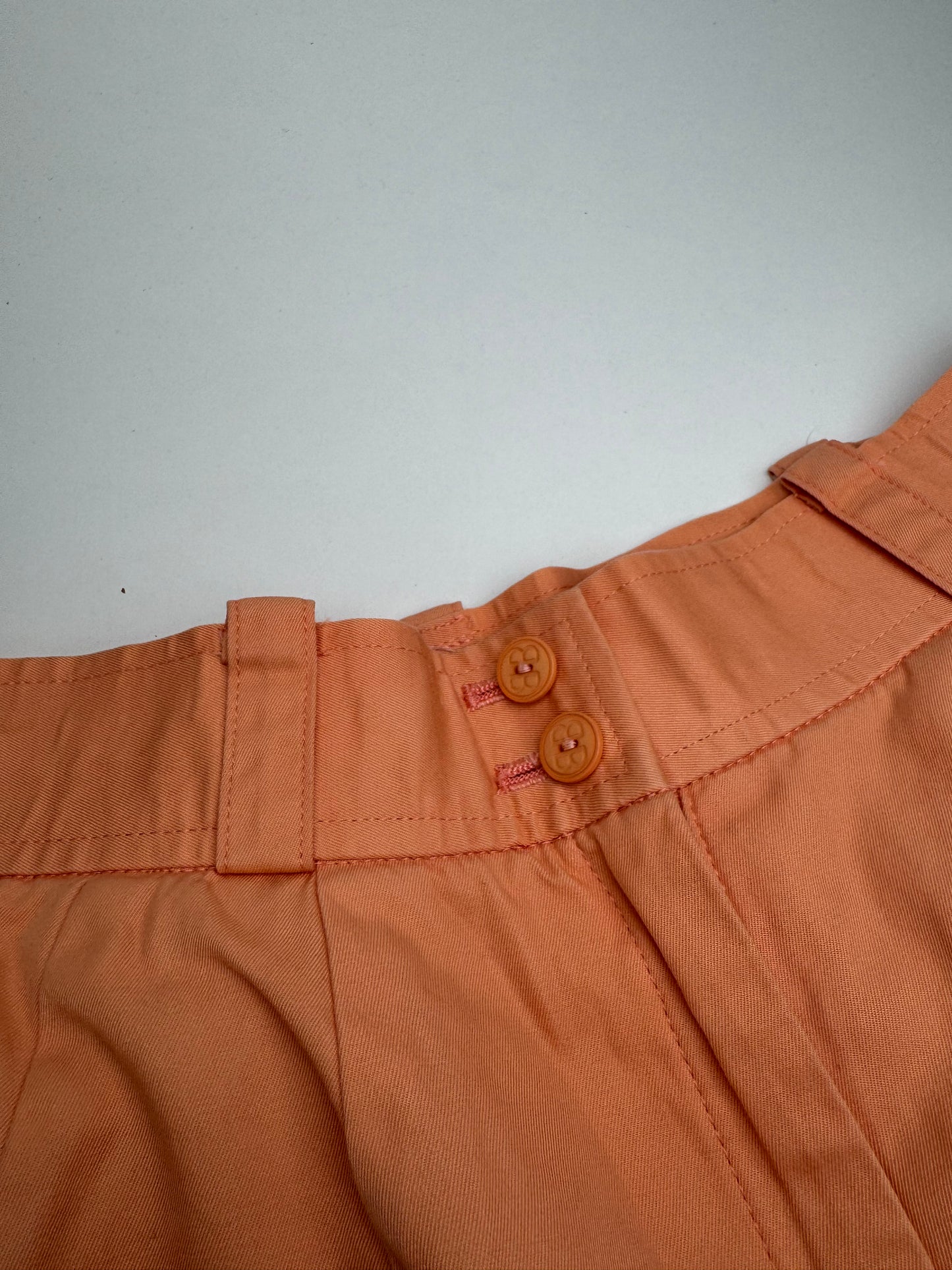 Vintage Balenciaga Twin Set Orange white L