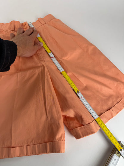 Vintage Balenciaga Twin Set Orange white L