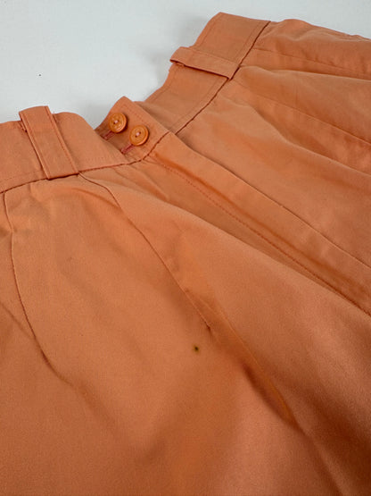 Vintage Balenciaga Twin Set Orange white L