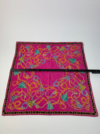 Vintage Celine Paris scarf Purple