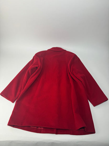 Vintage Balenciaga Wool Coat M red