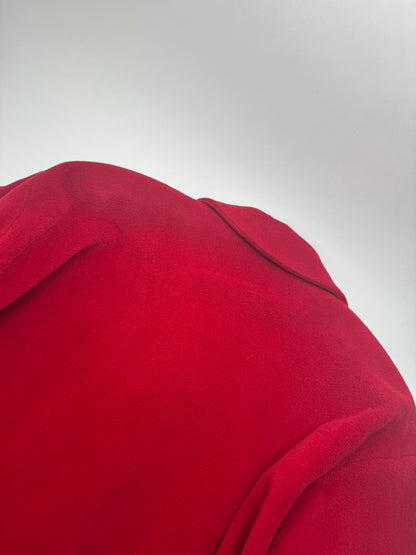 Vintage Balenciaga Wool Coat M red