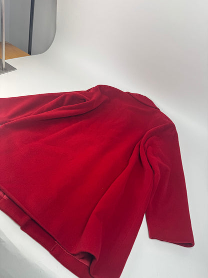 Vintage Balenciaga Wool Coat M red