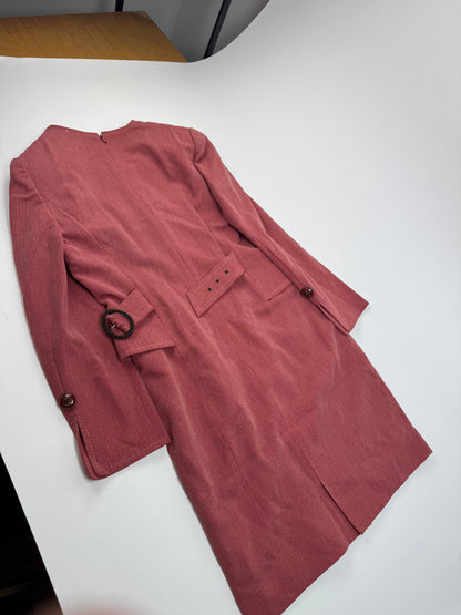 Vintage Dior Wool Costume / Dress Red M
