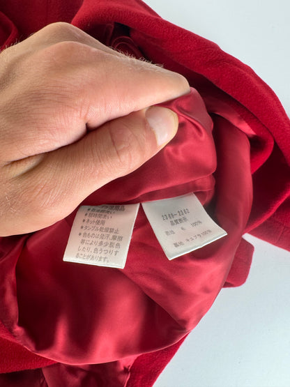 Vintage Balenciaga Wool Coat M red