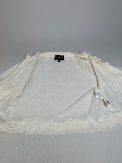 Vintage Emporio Armani Linen Sweater Cream M
