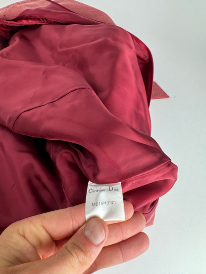 Vintage Dior Wool Costume / Dress Red M