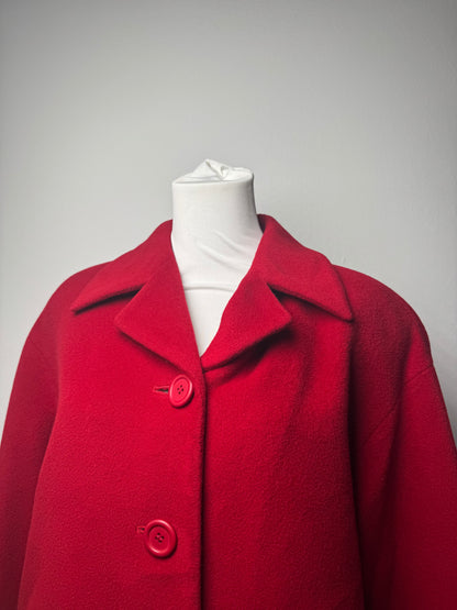 Vintage Balenciaga Wool Coat M red