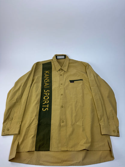 Vintage Kansai Yamamoto Shirt Yellow Black L