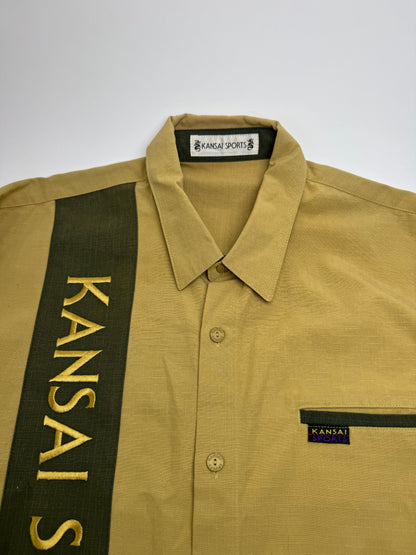 Vintage Kansai Yamamoto Shirt Yellow Black L