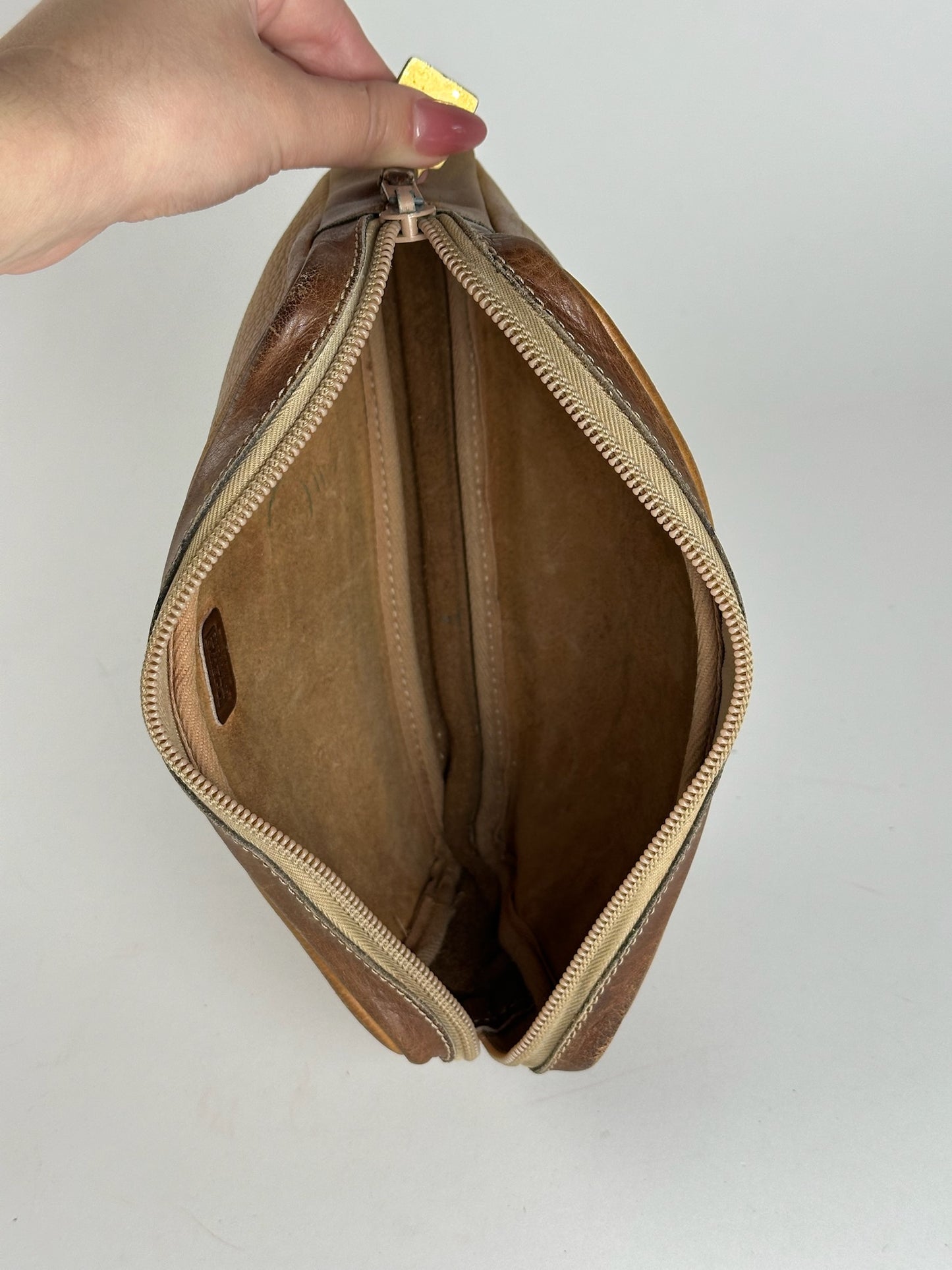 Vintage Loewe Leather Clutch