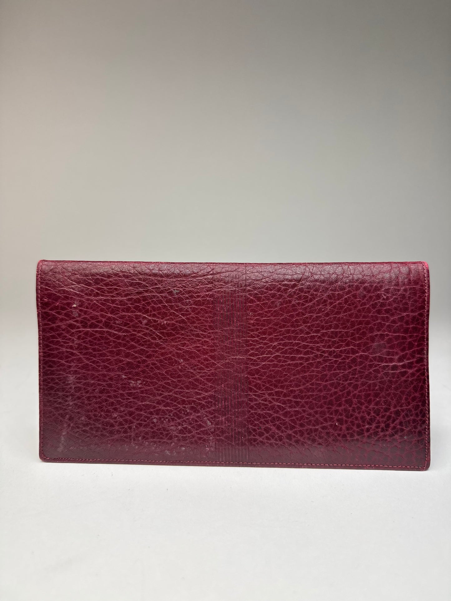Vintage Givenchy Leather Card / ID Holder Purple