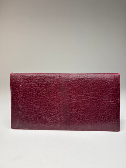 Vintage Givenchy Leather Card / ID Holder Purple