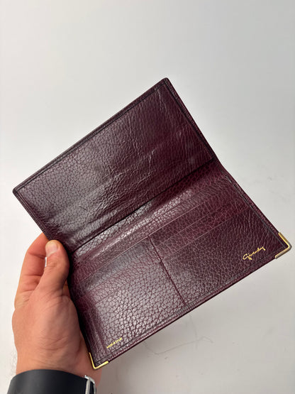 Vintage Givenchy Leather Card / ID Holder Purple