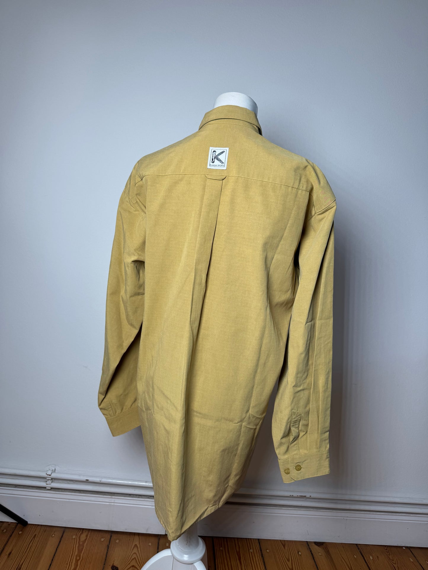 Vintage Kansai Yamamoto Shirt Yellow Black L