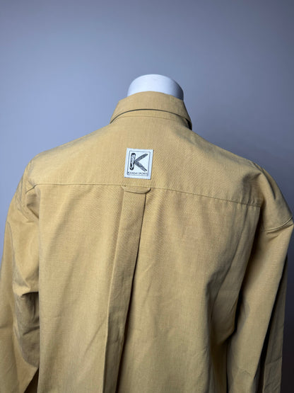 Vintage Kansai Yamamoto Shirt Yellow Black L