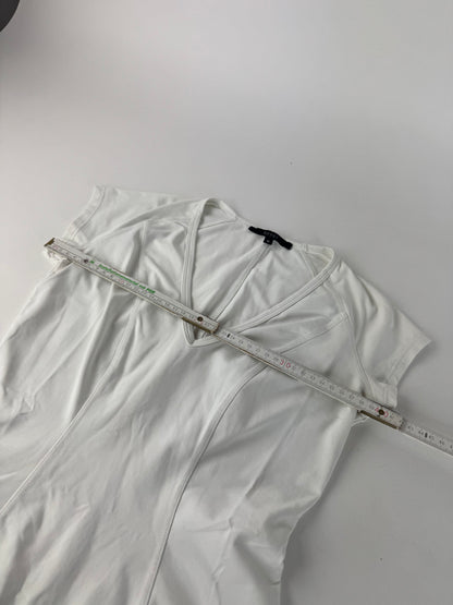 Vintage Gucci top polyester white 38/M