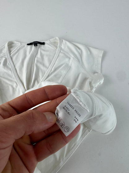 Vintage Gucci top polyester white 38/M
