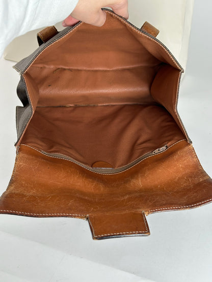 Vintage Celine Monogram Leather bag brown