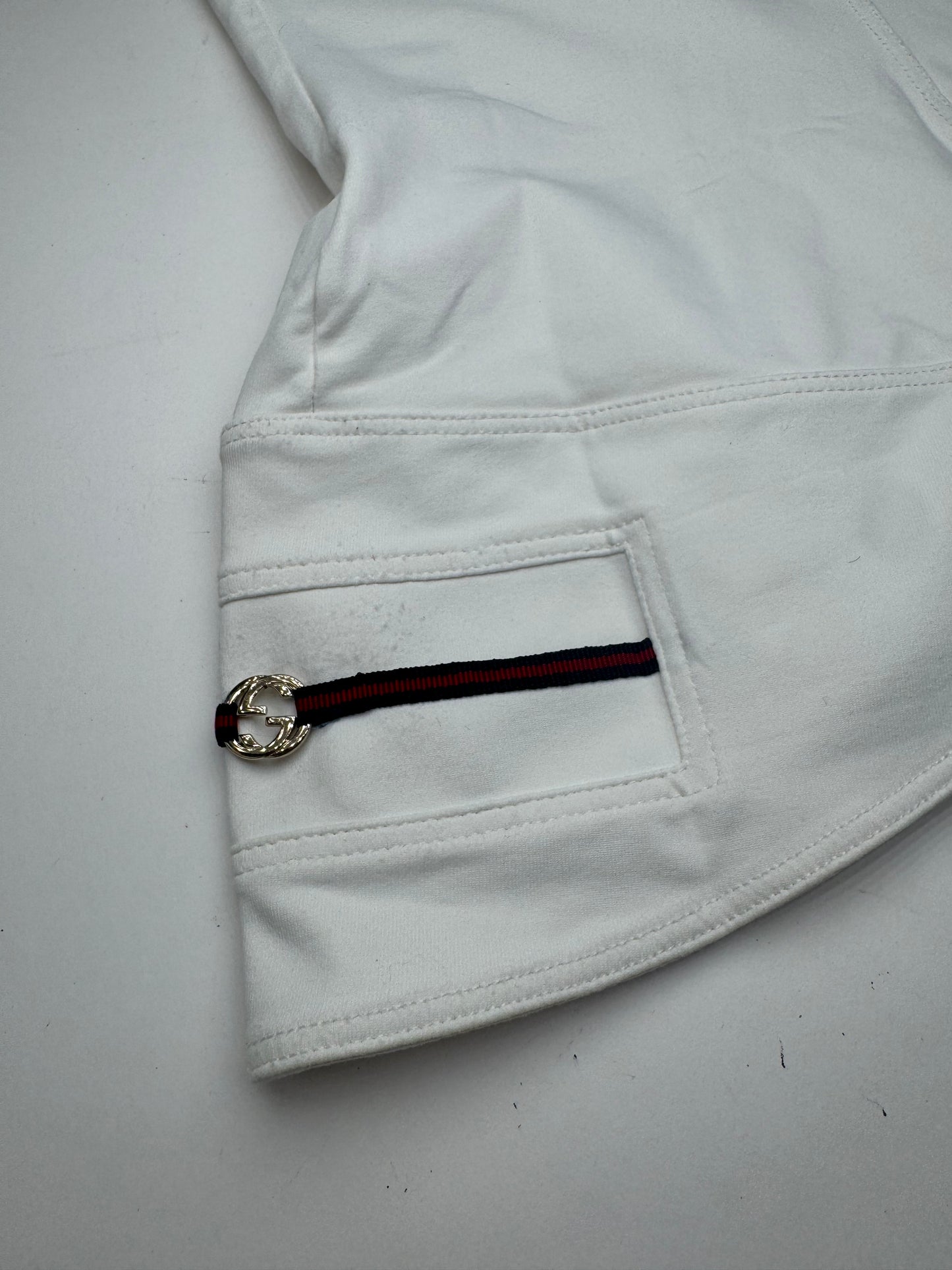 Vintage Gucci top polyester white 38/M