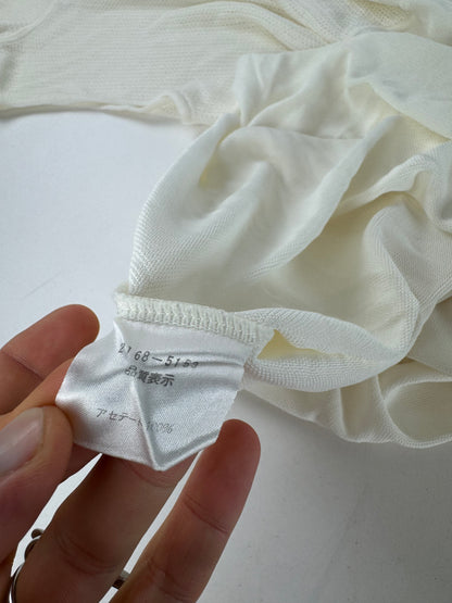 Vintage Balenciaga Hood Dress White 38/M