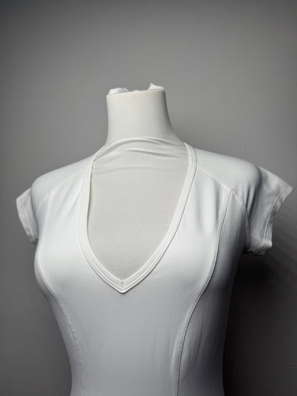 Vintage Gucci top polyester white 38/M