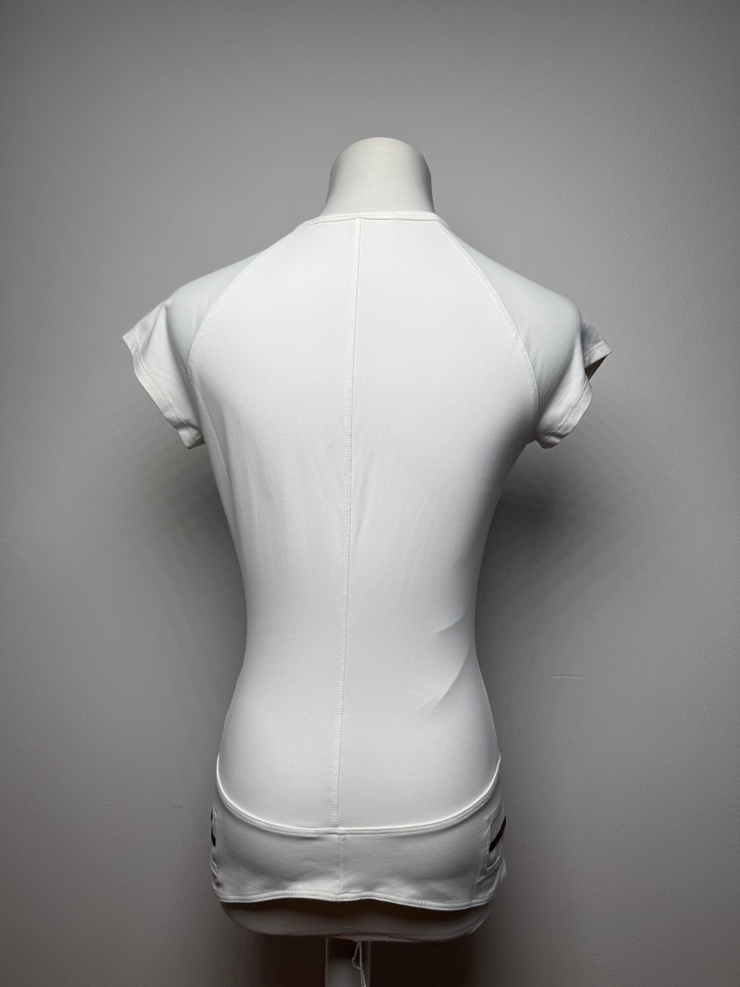 Vintage Gucci top polyester white 38/M