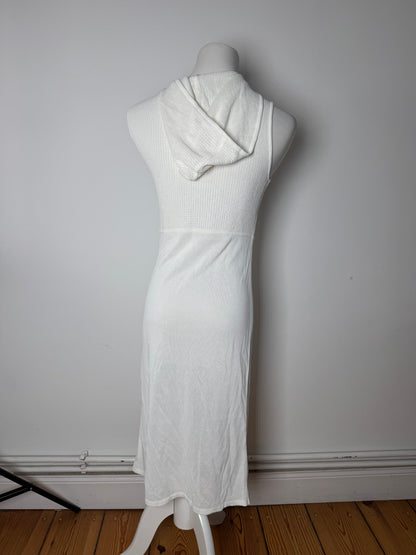 Vintage Balenciaga Hood Dress White 38/M