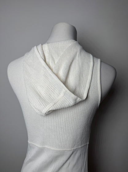 Vintage Balenciaga Hood Dress White 38/M