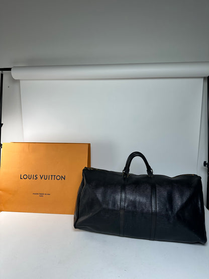 Vintage Louis Vuitton EPI Leather 60 Keepball Black