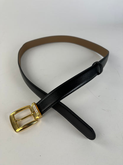 Vintage Givenchy Leather Belt Black 107.5 cm
