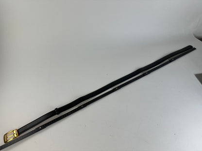 Vintage Givenchy Leather Belt Black 107.5 cm