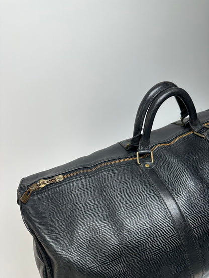 Vintage Louis Vuitton EPI Leather 60 Keepball Black
